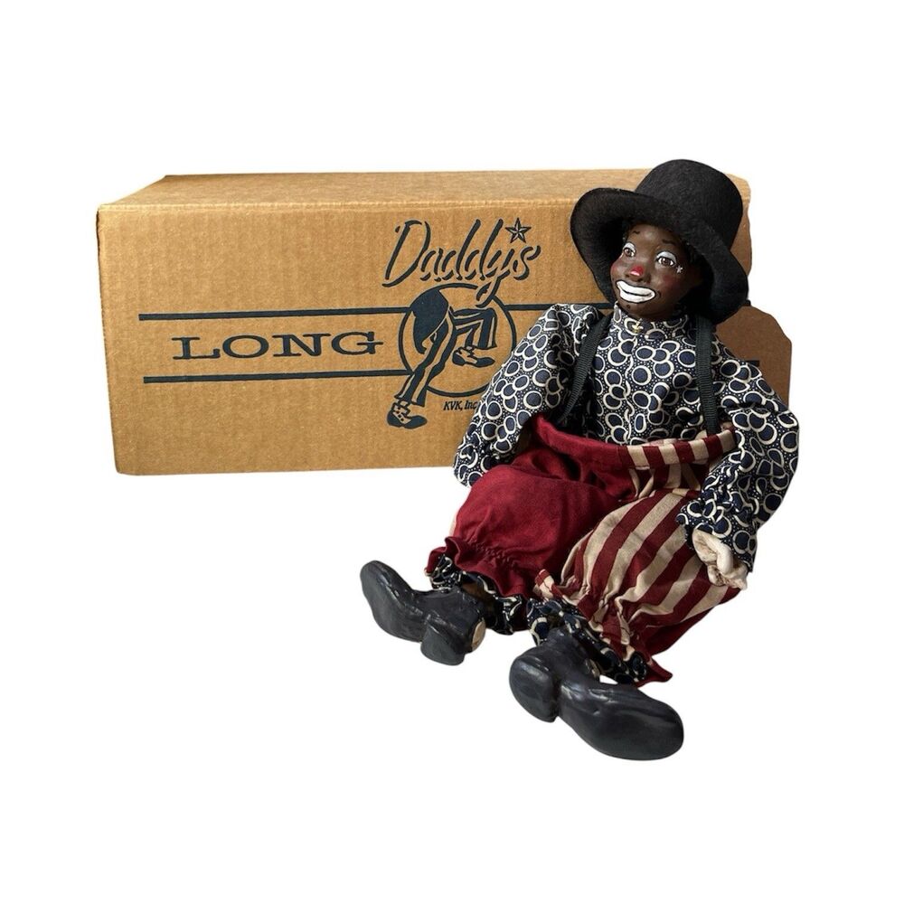 Vintage Daddy's Long Legs Doll PEANUT Clown by Designer Karen Germany USA 1994